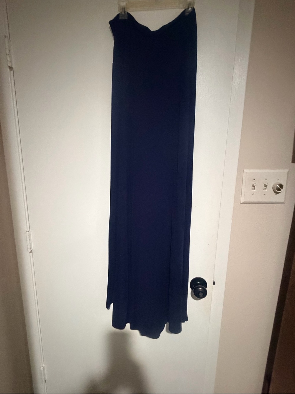 Women’s Navy Maxi Skirt - Classic Flow